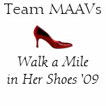 Team MAAVs - 2009 Walk a Mile t-shirts