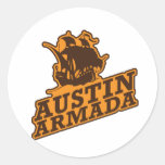 Team Name 02 Round Sticker
