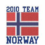 Team Norway 2010 Dated embroidered shirts