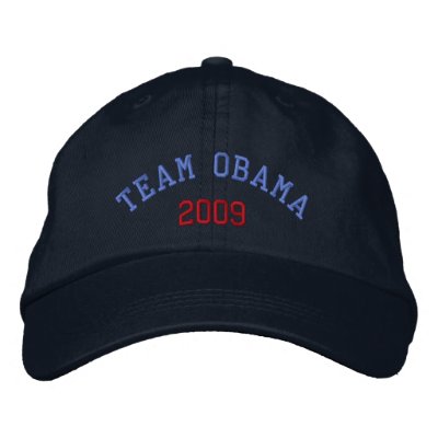 Team Obama 2009 Embroidered Hat Team Obama 2009 Embroidered Hat