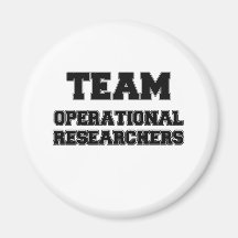 Team Operational Researchers Fridge Magnet