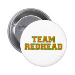 Team Redhead - Orange/Grn Pinback Button