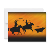 team ropers 103 custom invitation