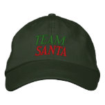 Team Santa embroidered hats