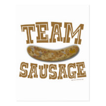Team Sausage Postcards