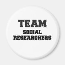 Team Social Researchers Fridge Magnet
