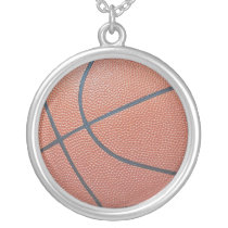 Team Spirit_Basketball texture_necklace pendant