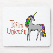 Team Unicorn Rainbow Mousepad