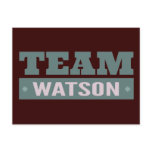 Team Watson Postcards