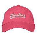 Team Westie embroidered hats