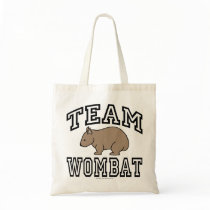 Team Wombat Tote Bags