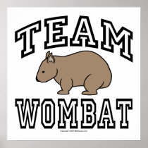 Team Wombat Print