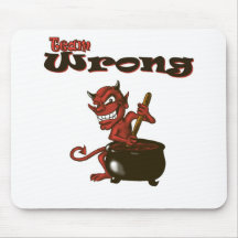 Team Wrong mousepad