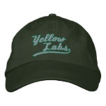 Team Yellow Lab embroidered hats