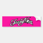 TeamMom Black Logo Bumper Sticker