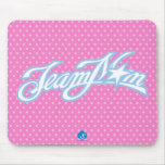 TeamMom Blue Logo with Pink Dots #2 Mouse Mats