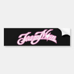 TeamMom Pink Logo Bumper Sticker