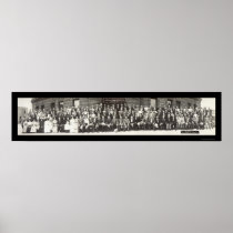 Teamsters Brotherhood Photo 1910 Poster