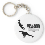 Teamwork Australian Cattle Dog Keychain
