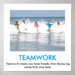 TEAMWORK demotivational poster posters