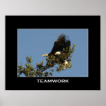 TEAMWORK Motivational Photo Poster