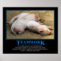 Teamwork poster posters
