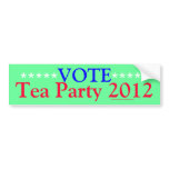 teaparty 2012 bumper stickers