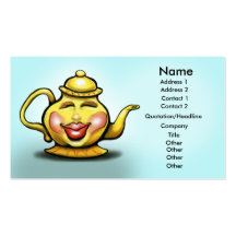 Teapot Card Business Card