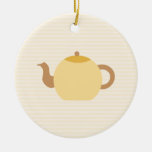 Teapot Picture in Neutral Colours. ornaments