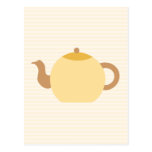 Teapot Picture in Neutral Colours. postcards