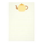 Teapot Picture in Neutral Colours. stationery