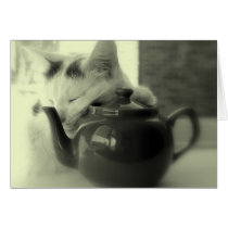 Teapot Pillow Card