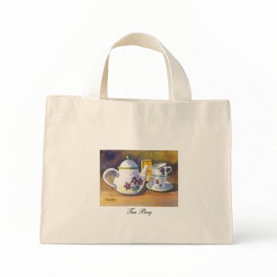Teapot Tea Bag by ElaineOriginals