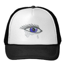 tear drops trucker hats