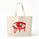 Tears Red Jumbo Tote Bag