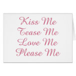 Tease Me cards