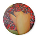 Tease Me In Tartan magnets