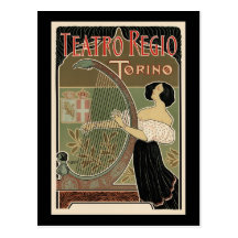 Teatro Regio Torino Postcard