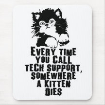 Tech Support $13.95 Collectable Mouse Pad