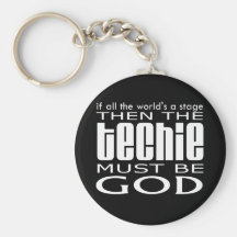 Techie God Keychain