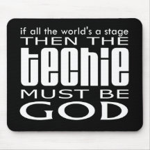 Techie God Mouse Mats