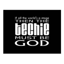 Techie God Post Cards