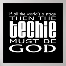 Techie God Print