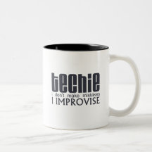 Techie Improvise Coffee Mugs