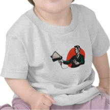 technician engineer pointing sonar radar t-shirts