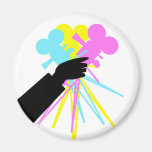 Technicolor Love Bouquet Magnet