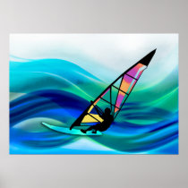Technicolor Windsurfer in a Typhoon