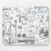 techno computer chip hard drive vector experiment