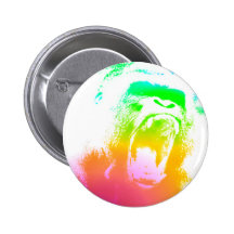 Techno Gorilla Buttons