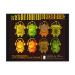 Techno Robot postcards